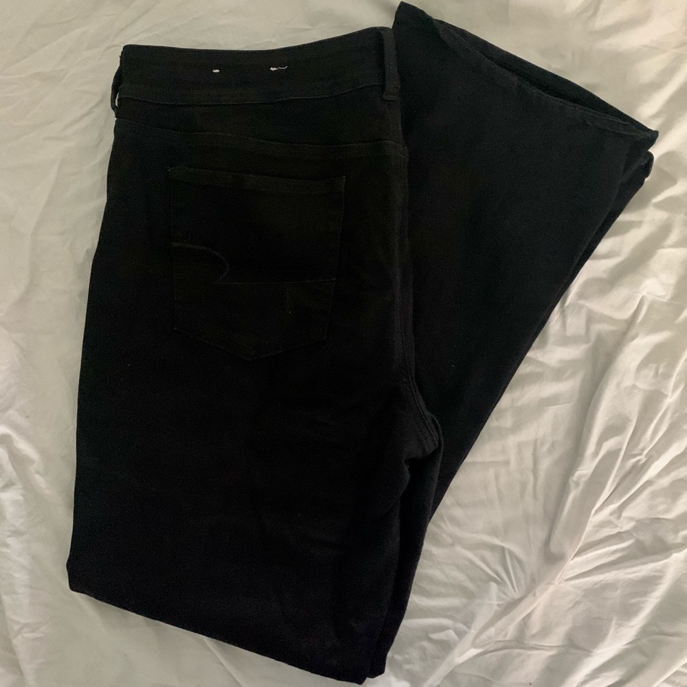 American Eagle Black Bootcut Jeans